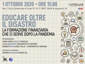 Webinar 1 ottobre